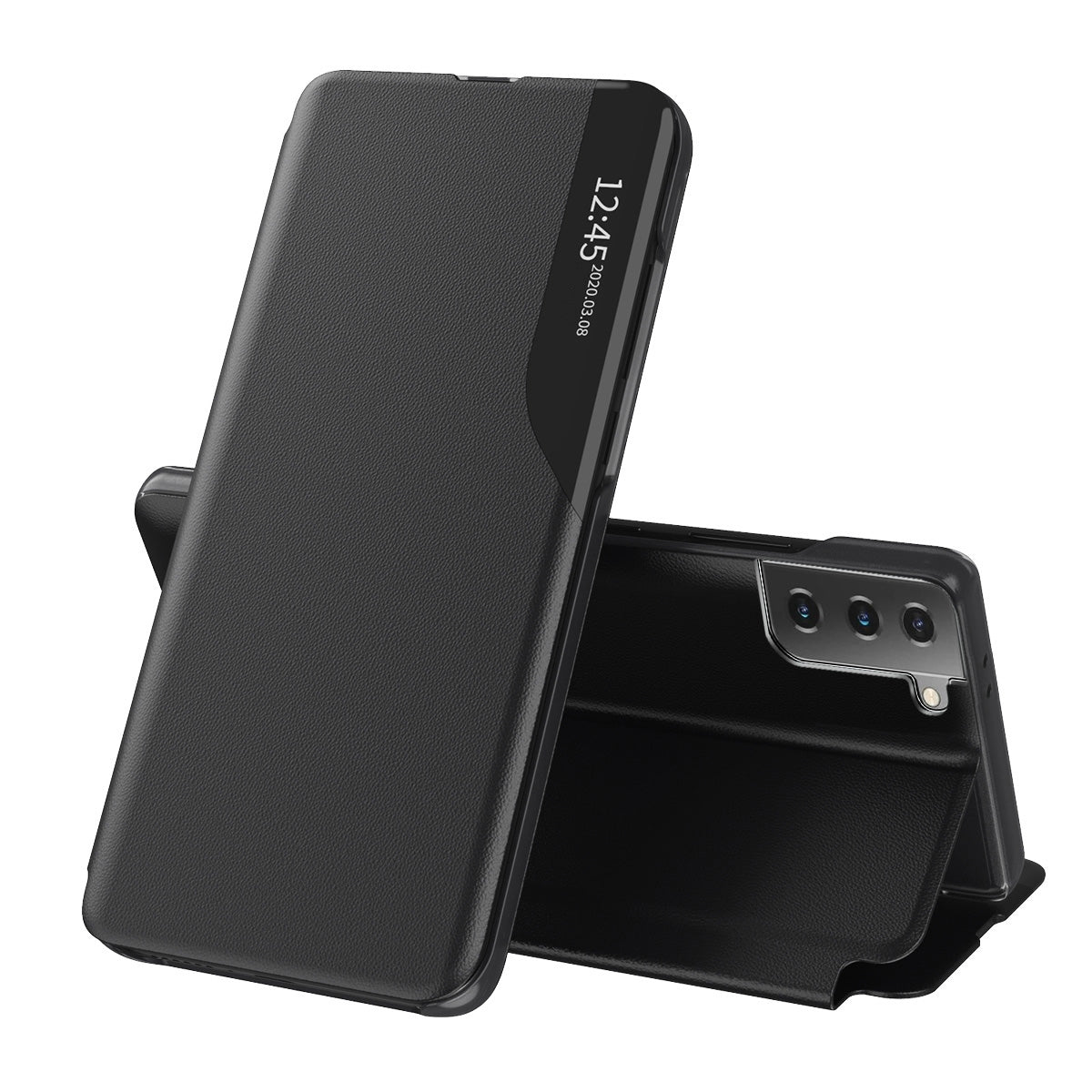 Maska za Samsung Galaxy S21+ 5G G996, Techsuit, eFold, Crna