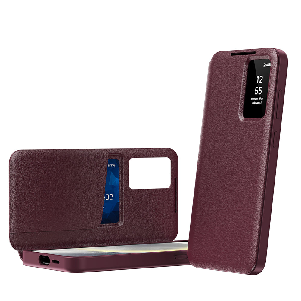 Futrola za Samsung Galaxy S22 Ultra 5G S908, Techsuit, SmartView, Crvena
