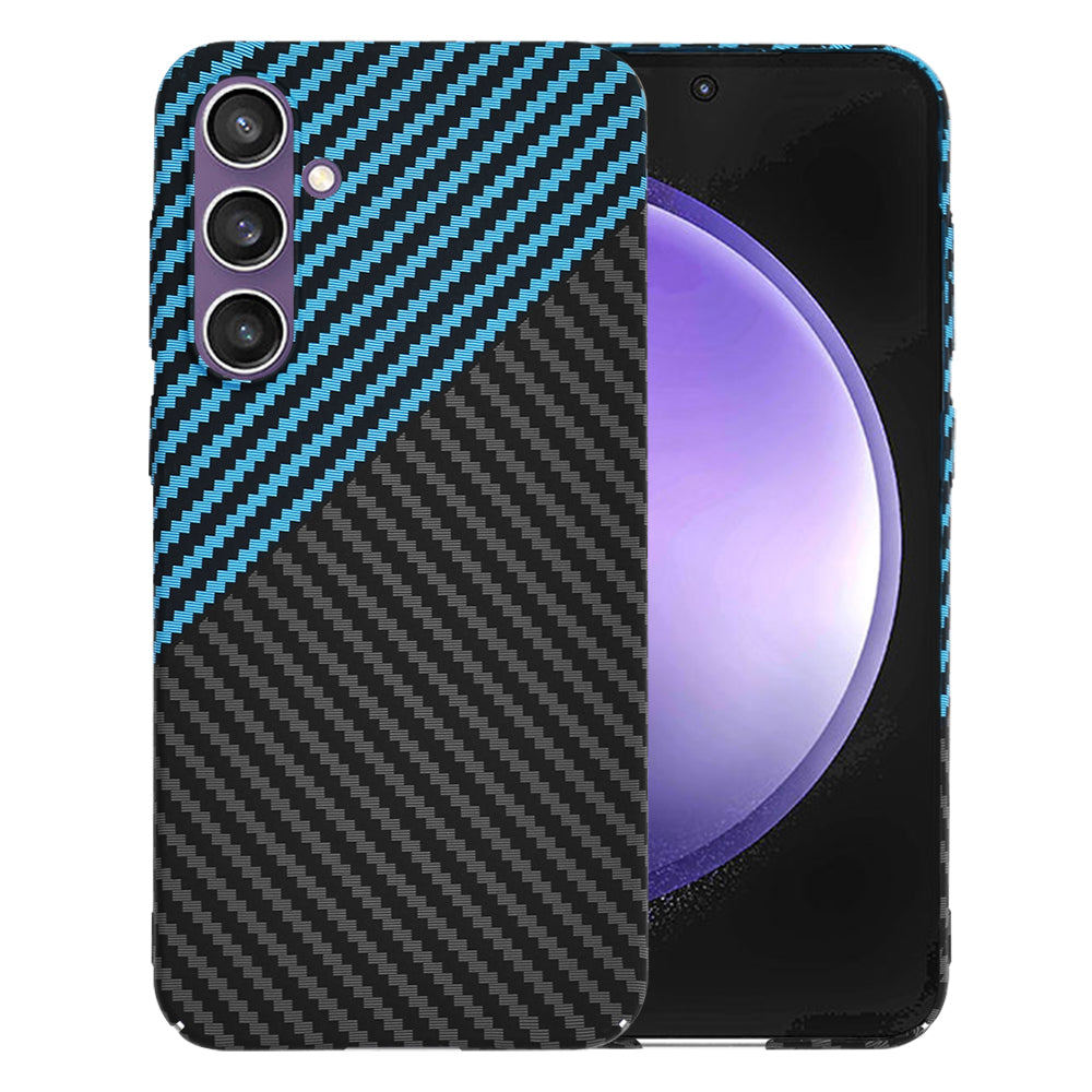 Maska za Samsung Galaxy S23 FE S711, Techsuit, Carbonite FiberShell, Crno Plava