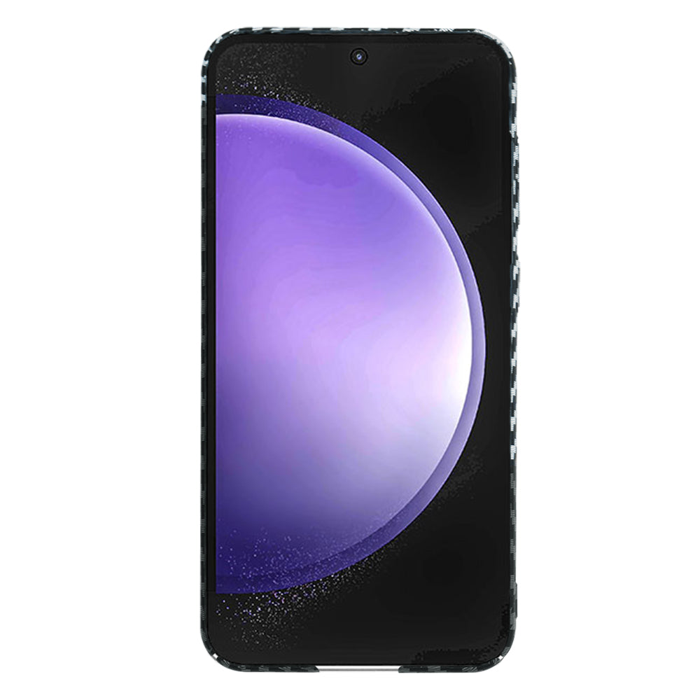 Maska za Samsung Galaxy S23 FE S711, Techsuit, Carbonite FiberShell, Crno Siva