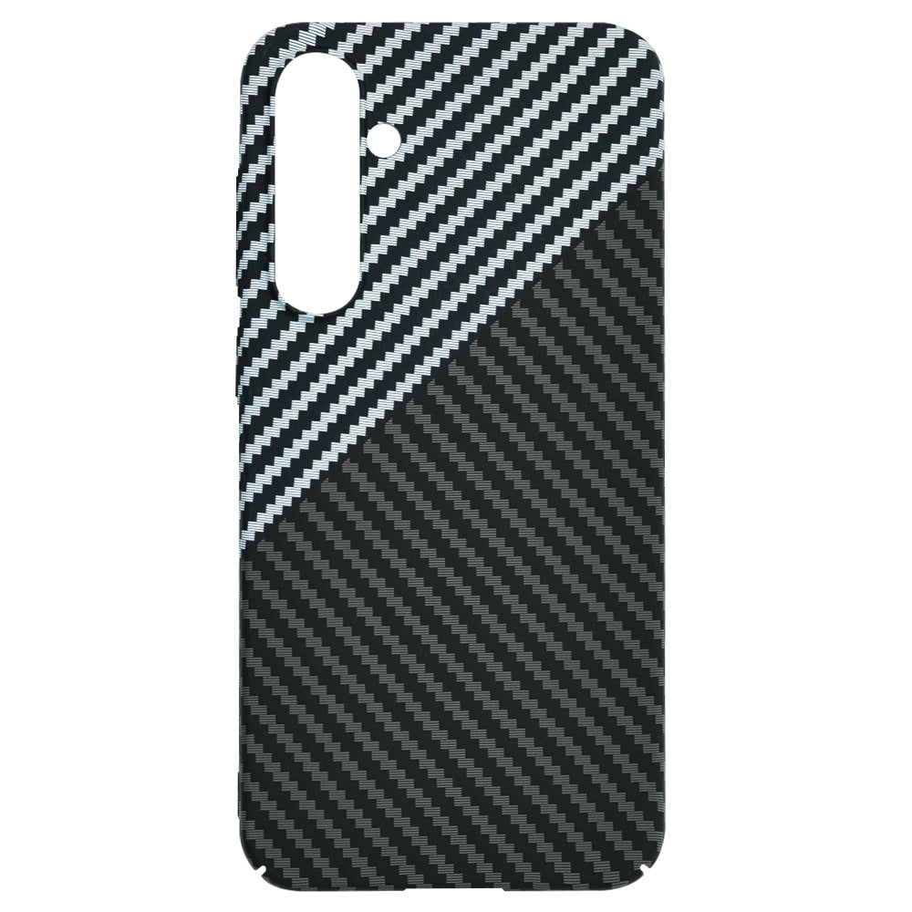 Maska za Samsung Galaxy S23 FE S711, Techsuit, Carbonite FiberShell, Crno Siva
