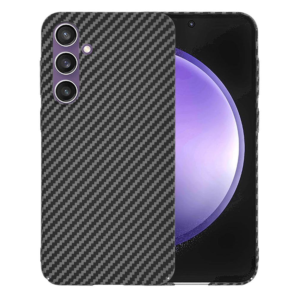 Maska za Samsung Galaxy S23 FE S711, Techsuit, Carbonite FiberShell, Crna