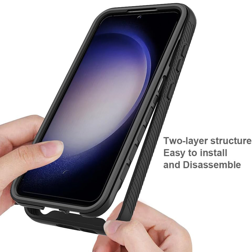 Maska za Samsung Galaxy S23 FE S711, Techsuit, Defense360 Pro, Crna