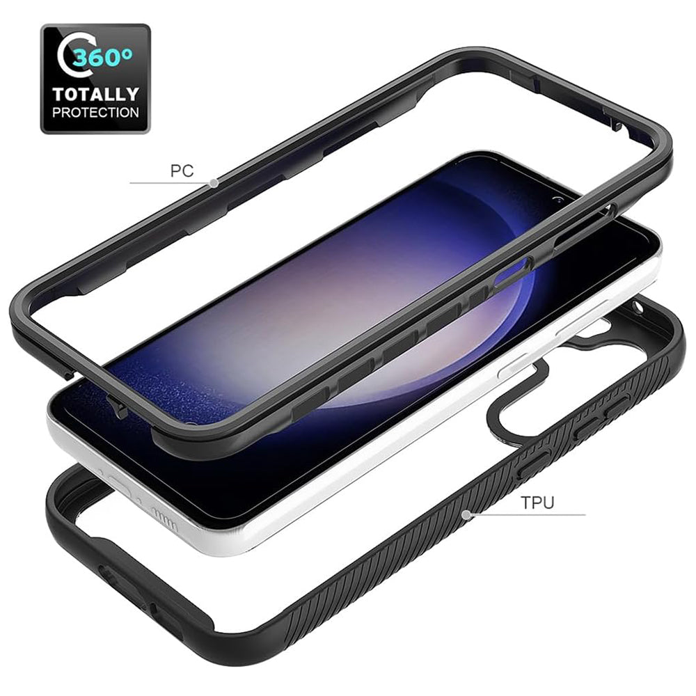 Maska za Samsung Galaxy S23 FE S711, Techsuit, Defense360 Pro, Crna