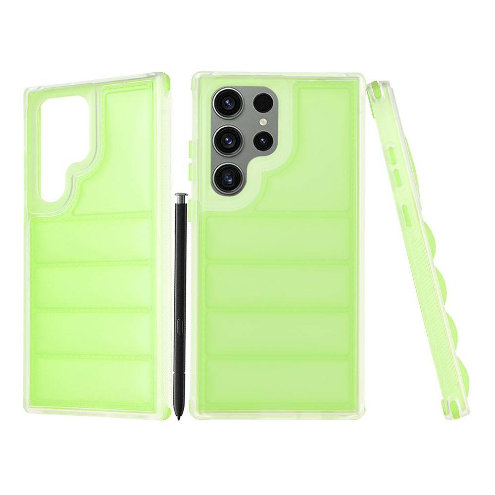 Maska za Samsung Galaxy S23 FE S711, Techsuit, Wave Shield, Zelena
