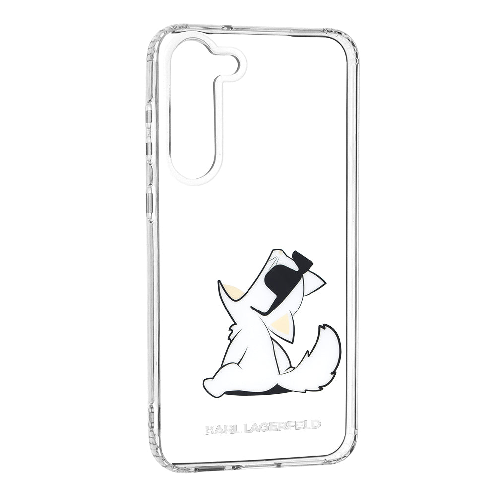 Futrola za Samsung Galaxy S23+ S916, Karl Lagerfeld, Choupette Eat, Prozirna