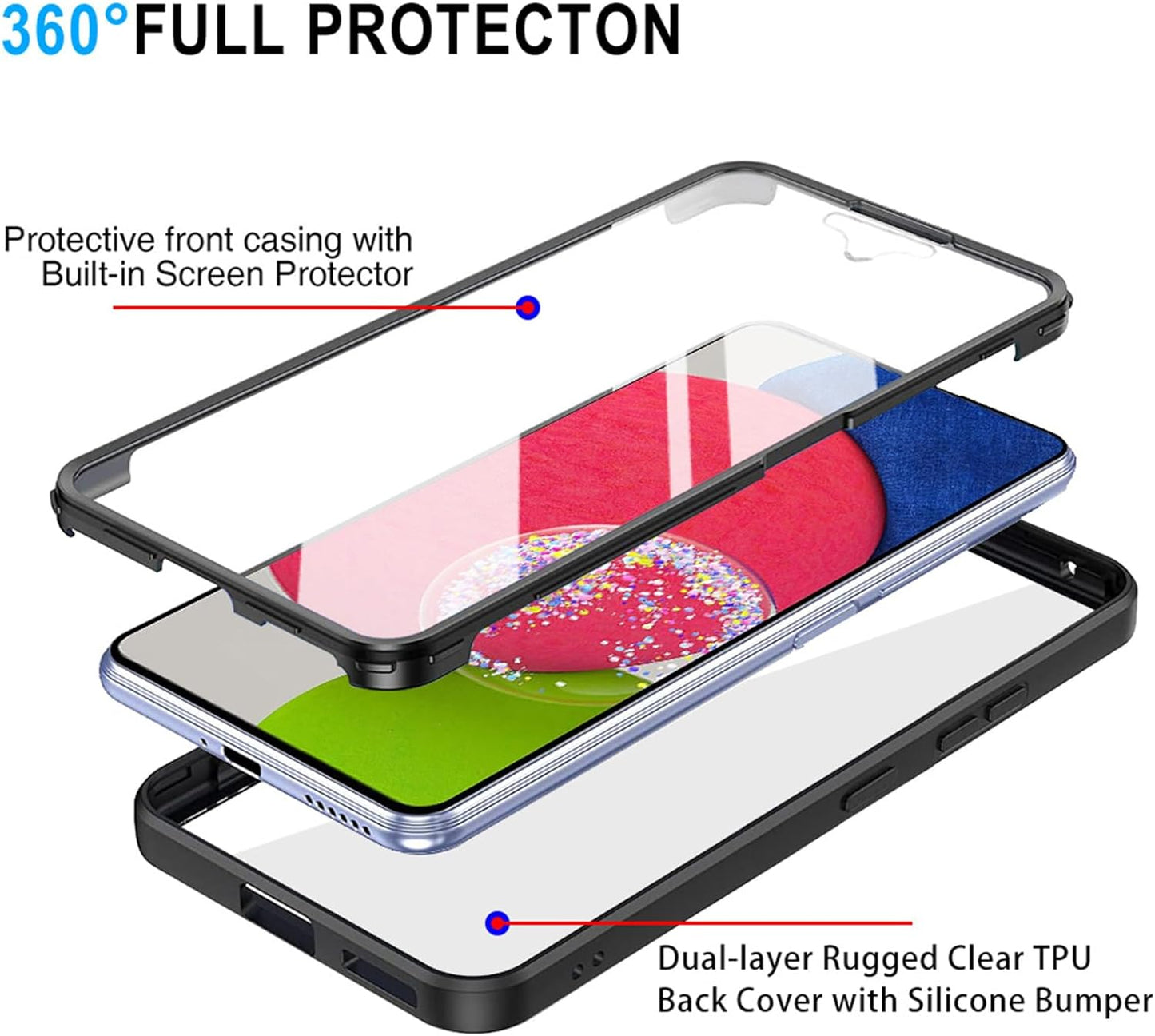 Maska za Samsung Galaxy S23+ S916, Techsuit, ColorVerse 360, Roza