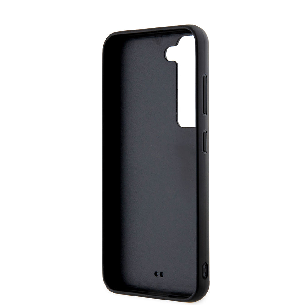 Futrola za Samsung Galaxy S23 S911, Karl Lagerfeld, 3D Rubber Glitter Logo, Crna