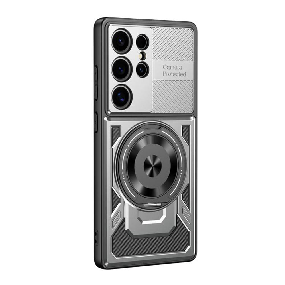 Maska za Samsung Galaxy S23 Ultra S918, Techsuit, RuggedCam, Siva