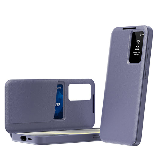 Maska za Samsung Galaxy S23 Ultra S918, Techsuit, SmartView, Ljubičasta