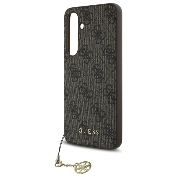 Futrola za Samsung Galaxy S24 FE S721, Guess, 4G Charm, smeđa