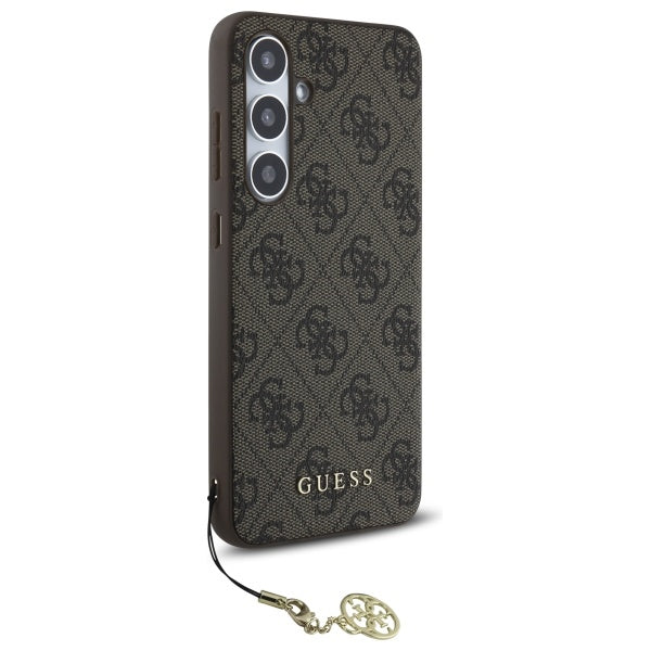 Futrola za Samsung Galaxy S24 FE S721, Guess, 4G Charm, smeđa
