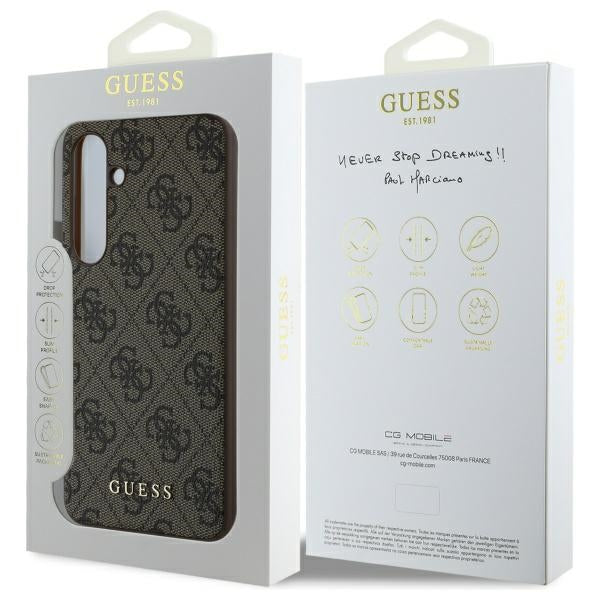 Futrola za Samsung Galaxy S24 FE S721, Guess, 4G Charm, smeđa