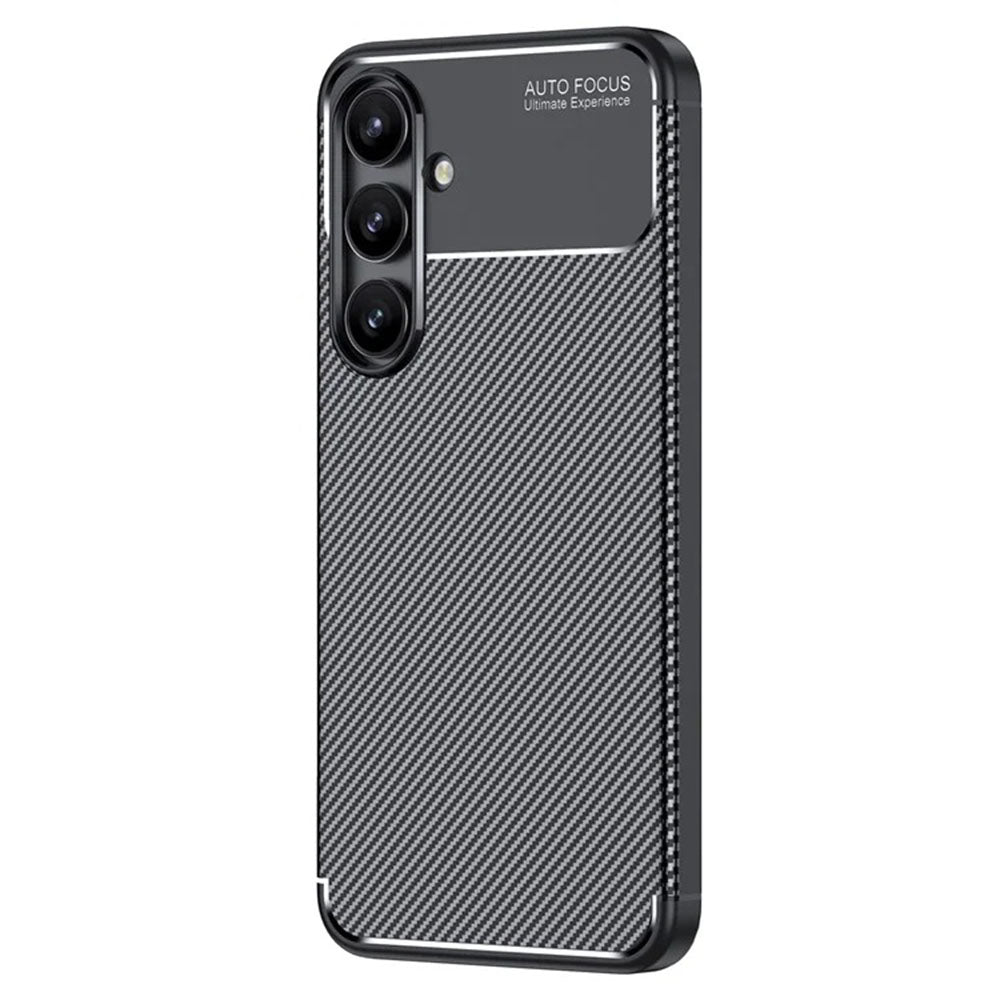 Maska za Samsung Galaxy S24 FE S721, Techsuit, CarbonFiber, Crna