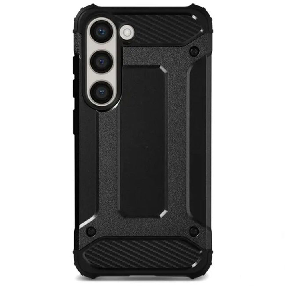 Maska za Samsung Galaxy S24 FE S721, Techsuit, Hybrid Armor, Crna