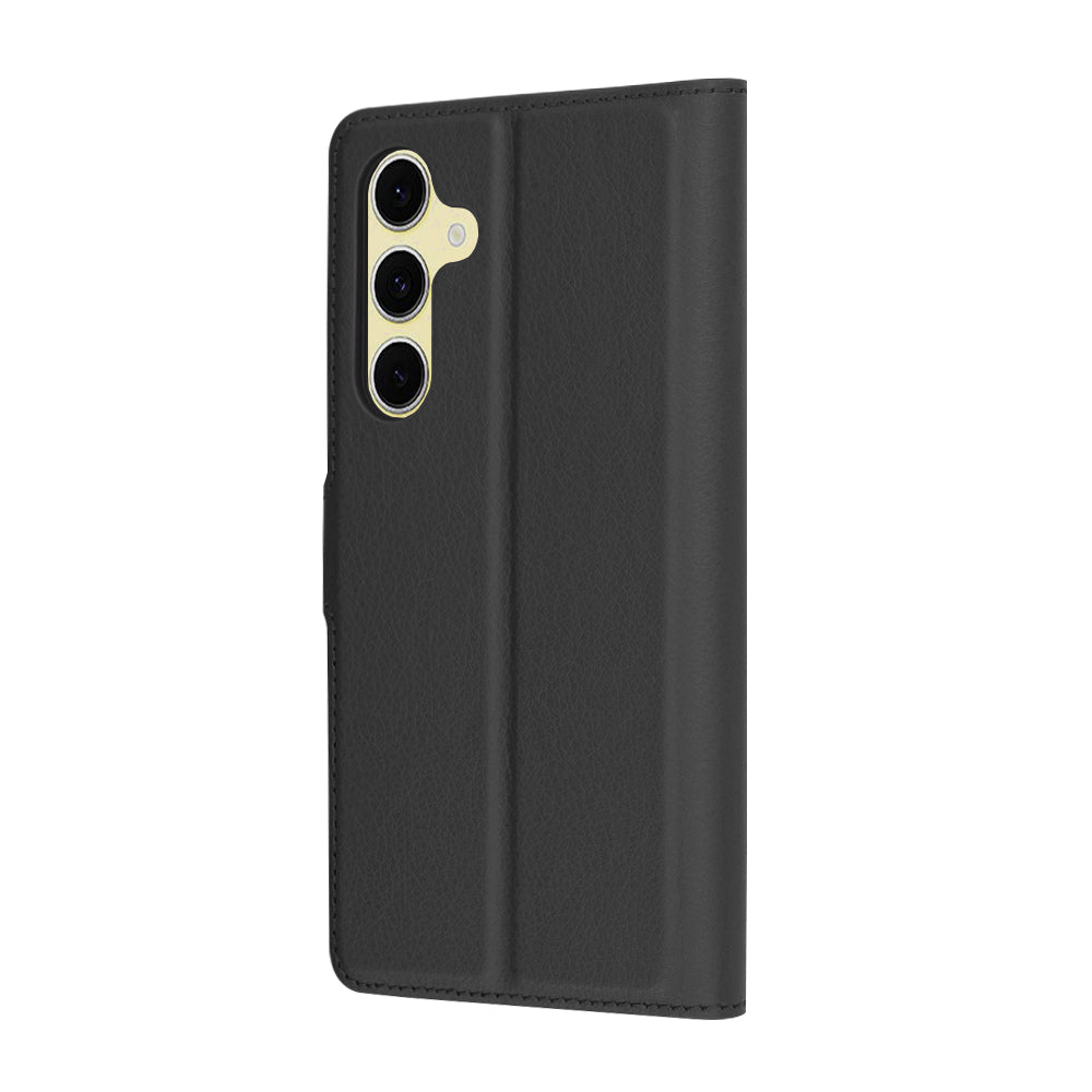 Futrola za Samsung Galaxy S24 FE S721, Techsuit, Kožna Folio, Crna