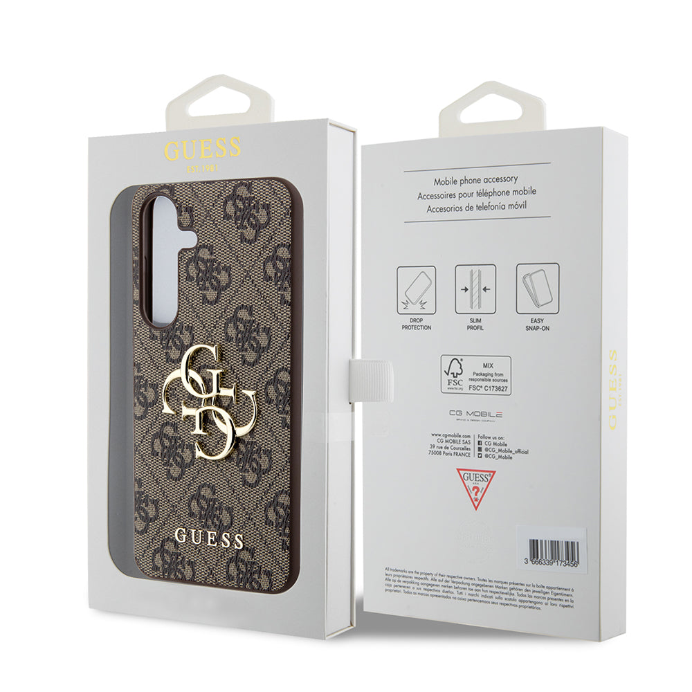 Futrola za Samsung Galaxy S24+ S926, Guess, 4G Big Logo, smeđa