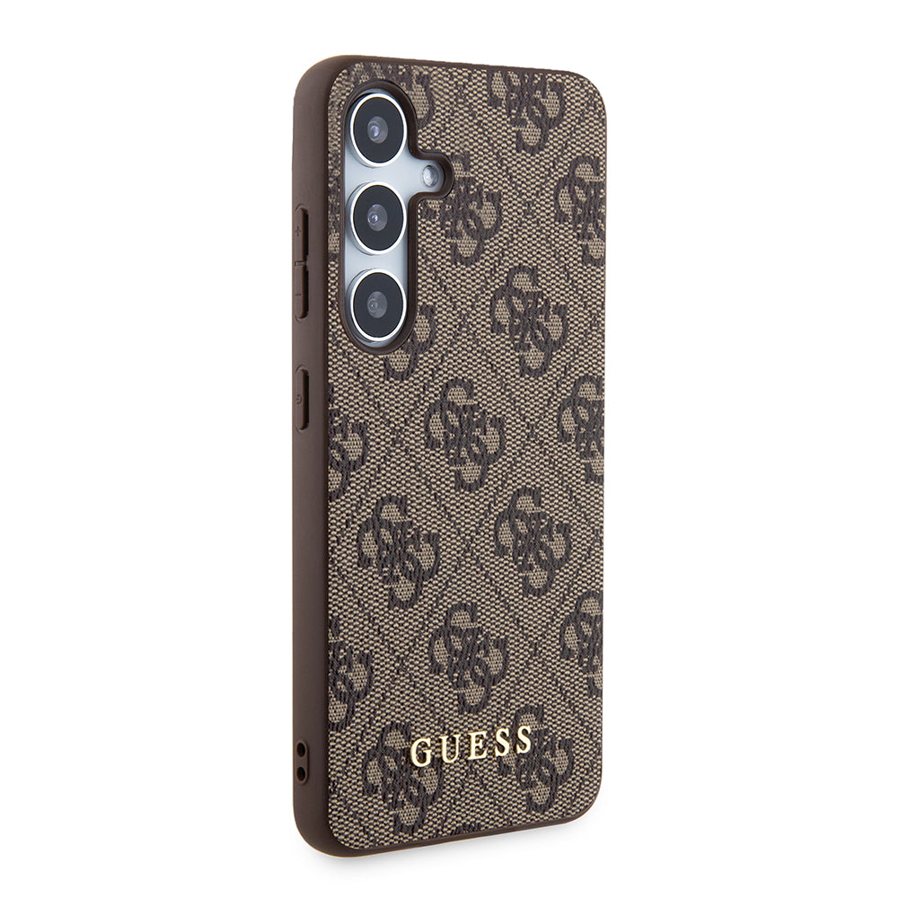 Futrola za Samsung Galaxy S24+ S926, Guess, 4G Metal Gold Logo, Smeđa