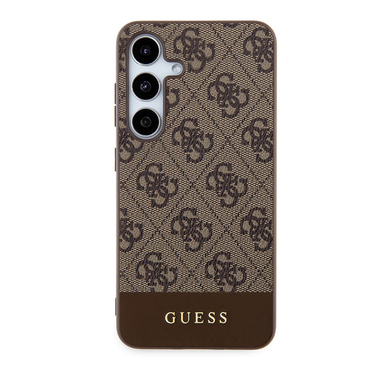 Futrola za Samsung Galaxy S24+ S926, Guess, 4G Stripe, smeđa