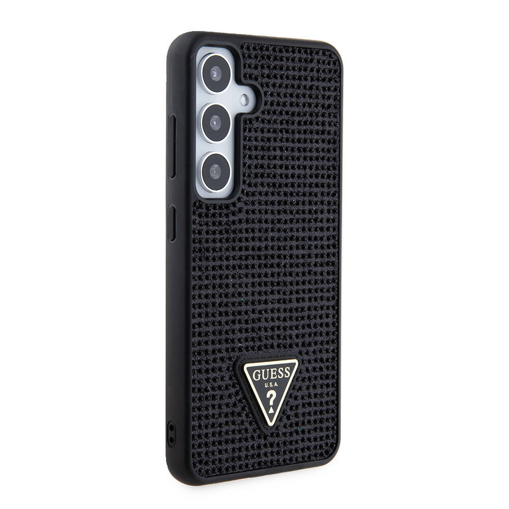 Futrola za Samsung Galaxy S24+ S926, Guess, Rhinestone Triangle Logo, Crna