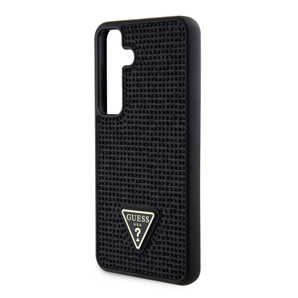 Futrola za Samsung Galaxy S24+ S926, Guess, Rhinestone Triangle Logo, Crna