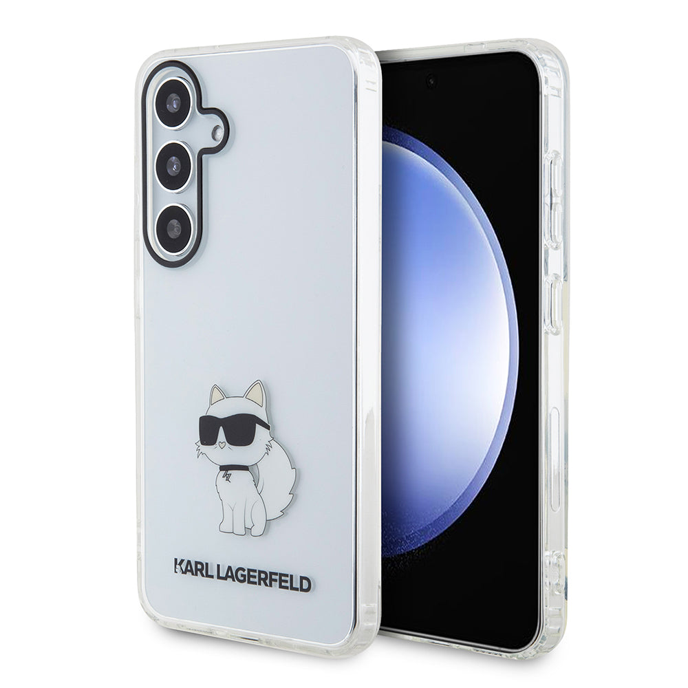 Futrola za Samsung Galaxy S24+ S926, Karl Lagerfeld, IML Luxury Choupette, Prozirna
