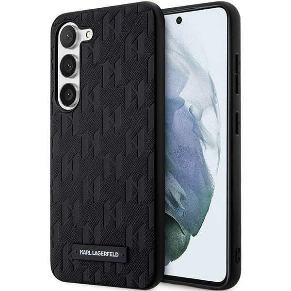 Futrola za Samsung Galaxy S24+ S926, Karl Lagerfeld, Saffiano Monogram Metal Logo, Crna