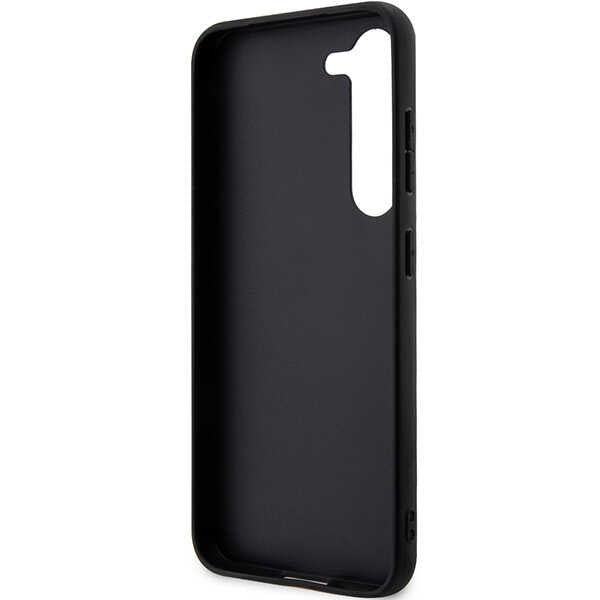 Futrola za Samsung Galaxy S24+ S926, Karl Lagerfeld, Saffiano Monogram Metal Logo, Crna