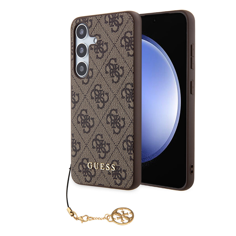 Futrola za Samsung Galaxy S24 S921, Guess, 4G Charm, smeđa