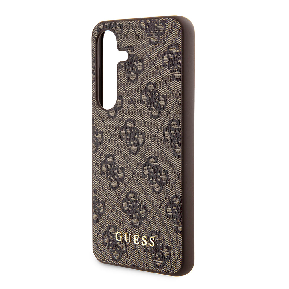 Futrola za Samsung Galaxy S24 S921, Guess, 4G Metal Gold Logo, Smeđa