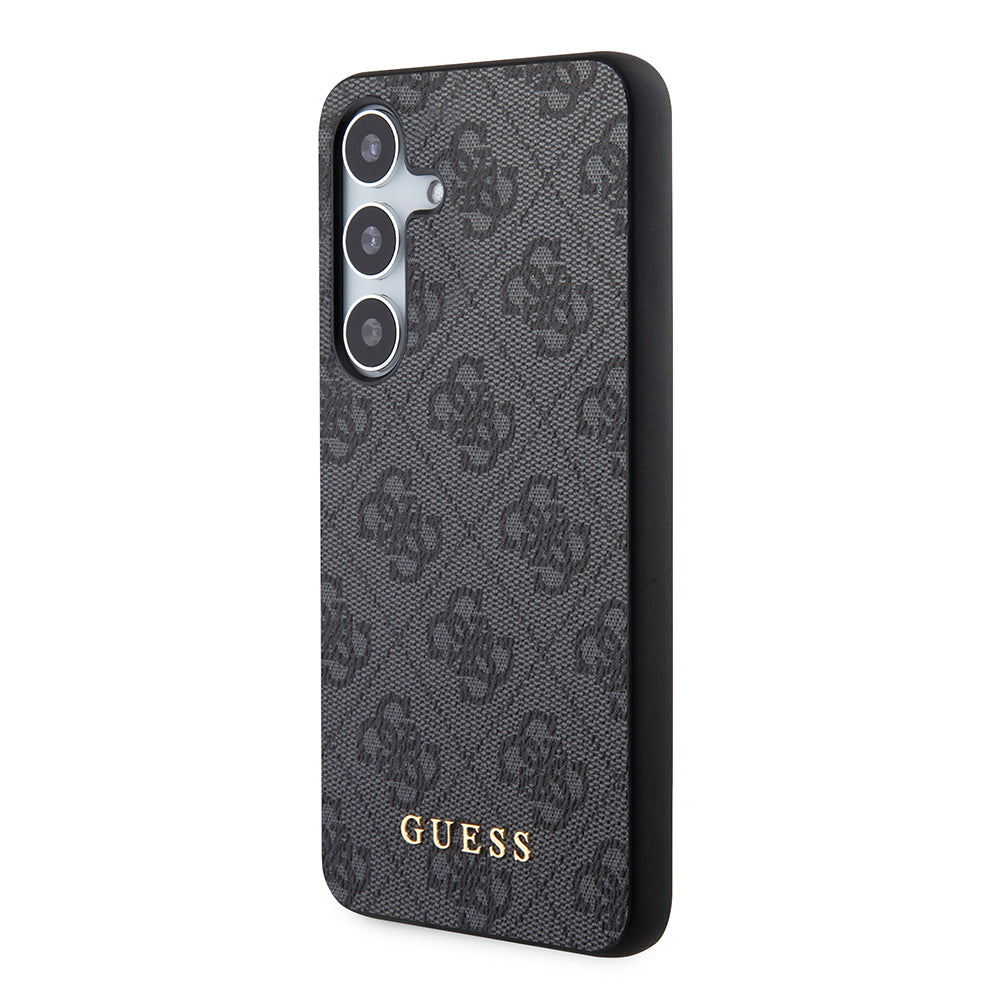 Futrola za Samsung Galaxy S24 S921, Guess, 4G Metal Gold Logo, Crna