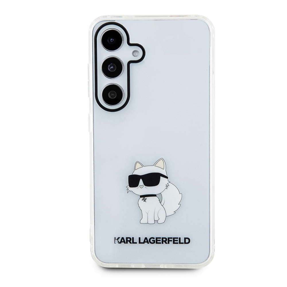 Futrola za Samsung Galaxy S24 S921, Karl Lagerfeld, IML Luxury Choupette, Prozirna