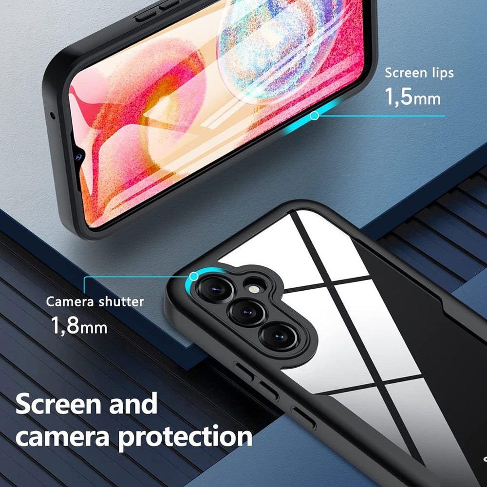 Maska za Samsung Galaxy S24 S921, Techsuit, ColorVerse 360, Crna