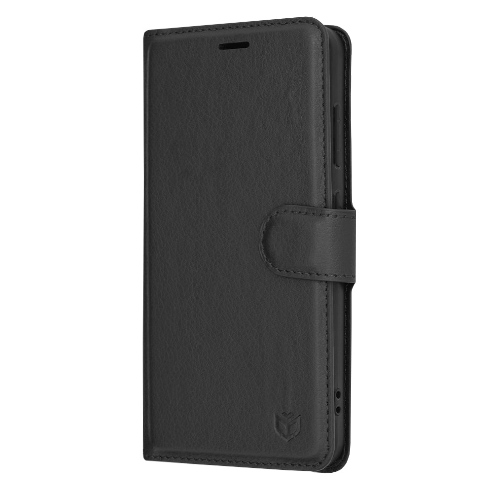 Futrola za Samsung Galaxy S24 S921, Techsuit, Leather Folio, Crna
