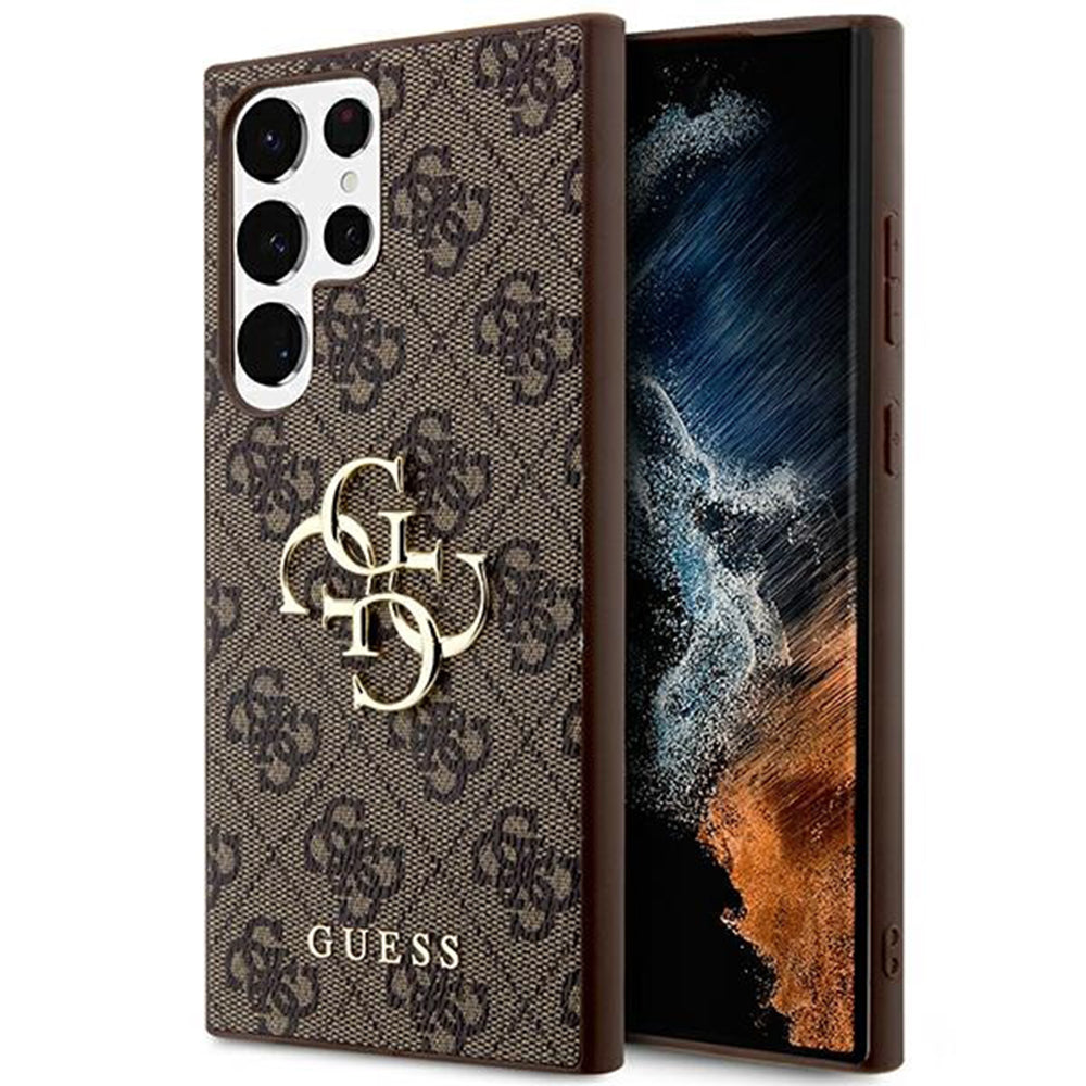 Futrola za Samsung Galaxy S24 Ultra S928, Guess, 4G Big Logo, Smeđa