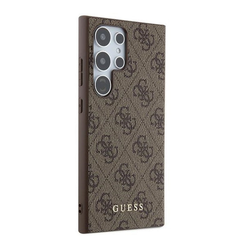 Futrola za Samsung Galaxy S24 Ultra S928, Guess, 4G Metal Gold Logo, Smeđa