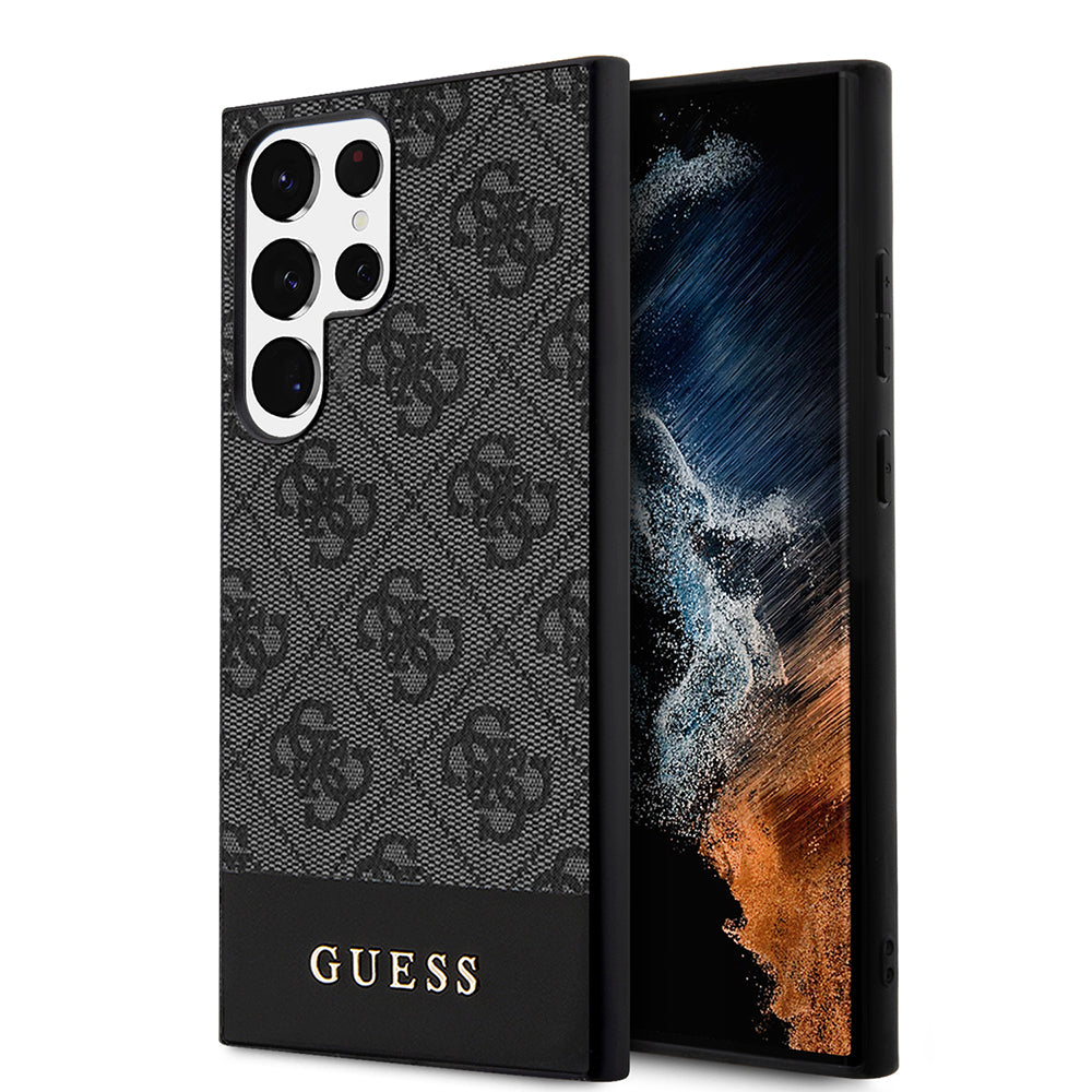 Futrola za Samsung Galaxy S24 Ultra S928, Guess, 4G Stripe, Crna