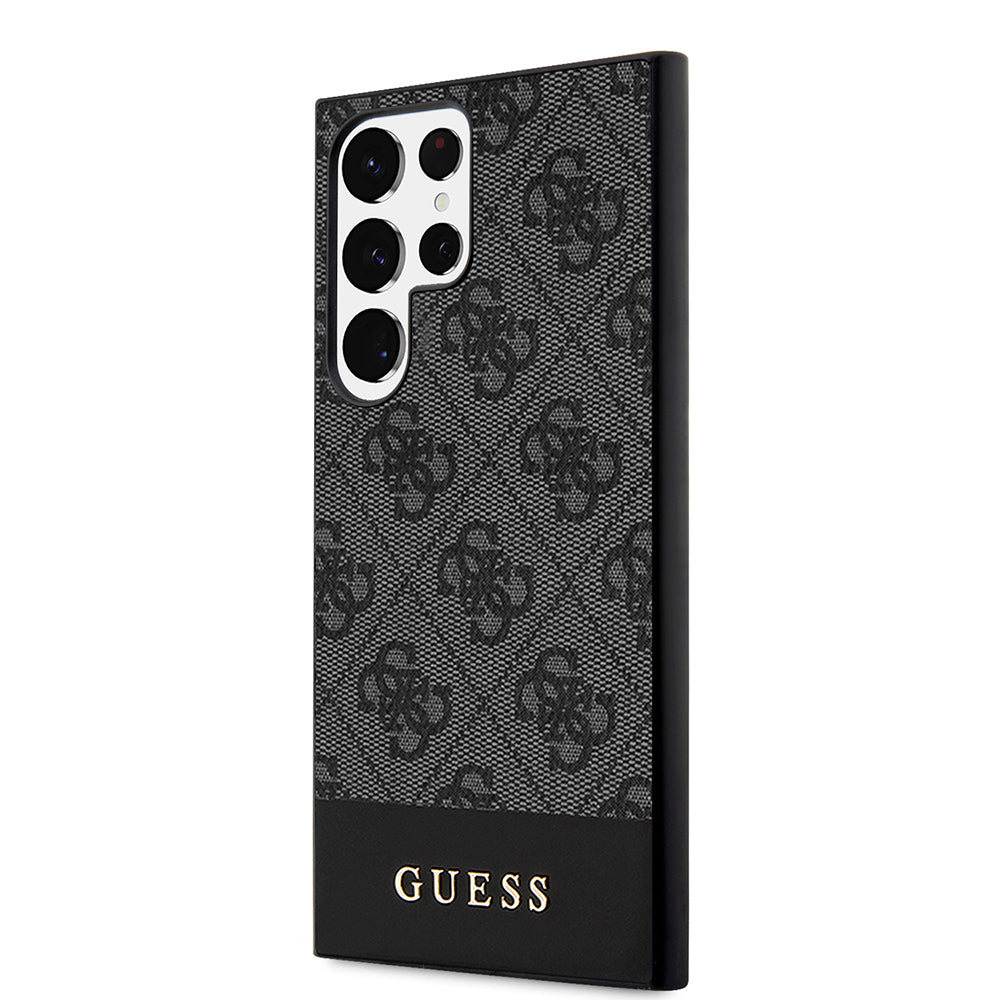 Futrola za Samsung Galaxy S24 Ultra S928, Guess, 4G Stripe, Crna