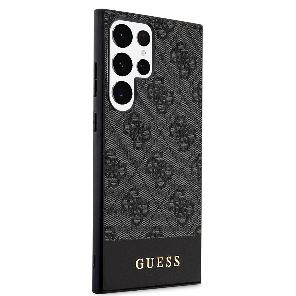 Futrola za Samsung Galaxy S24 Ultra S928, Guess, 4G Stripe, Crna