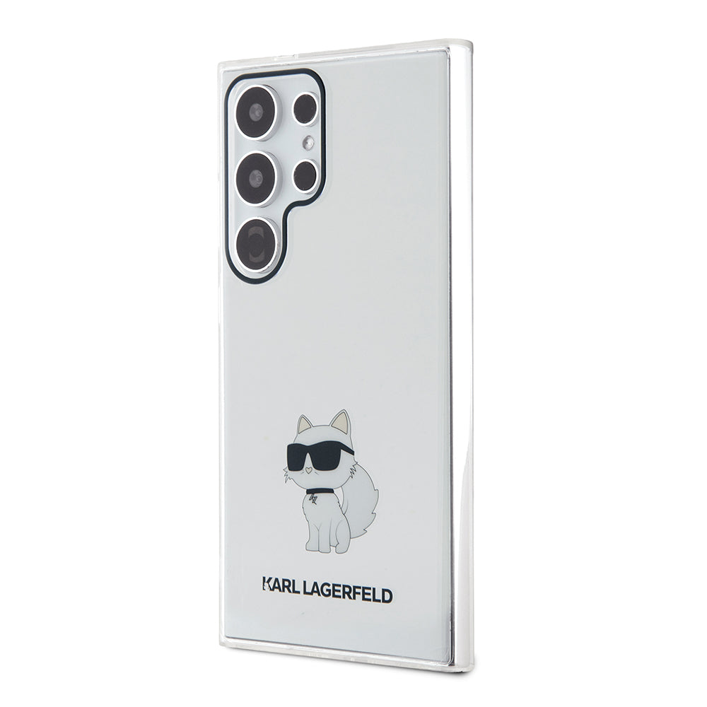 Futrola za Samsung Galaxy S24 Ultra S928, Karl Lagerfeld, IML Luxury Choupette, Prozirna