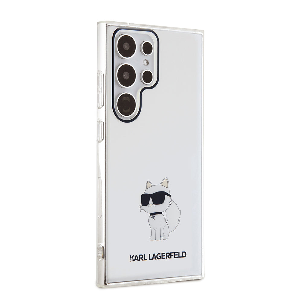 Futrola za Samsung Galaxy S24 Ultra S928, Karl Lagerfeld, IML Luxury Choupette, Prozirna