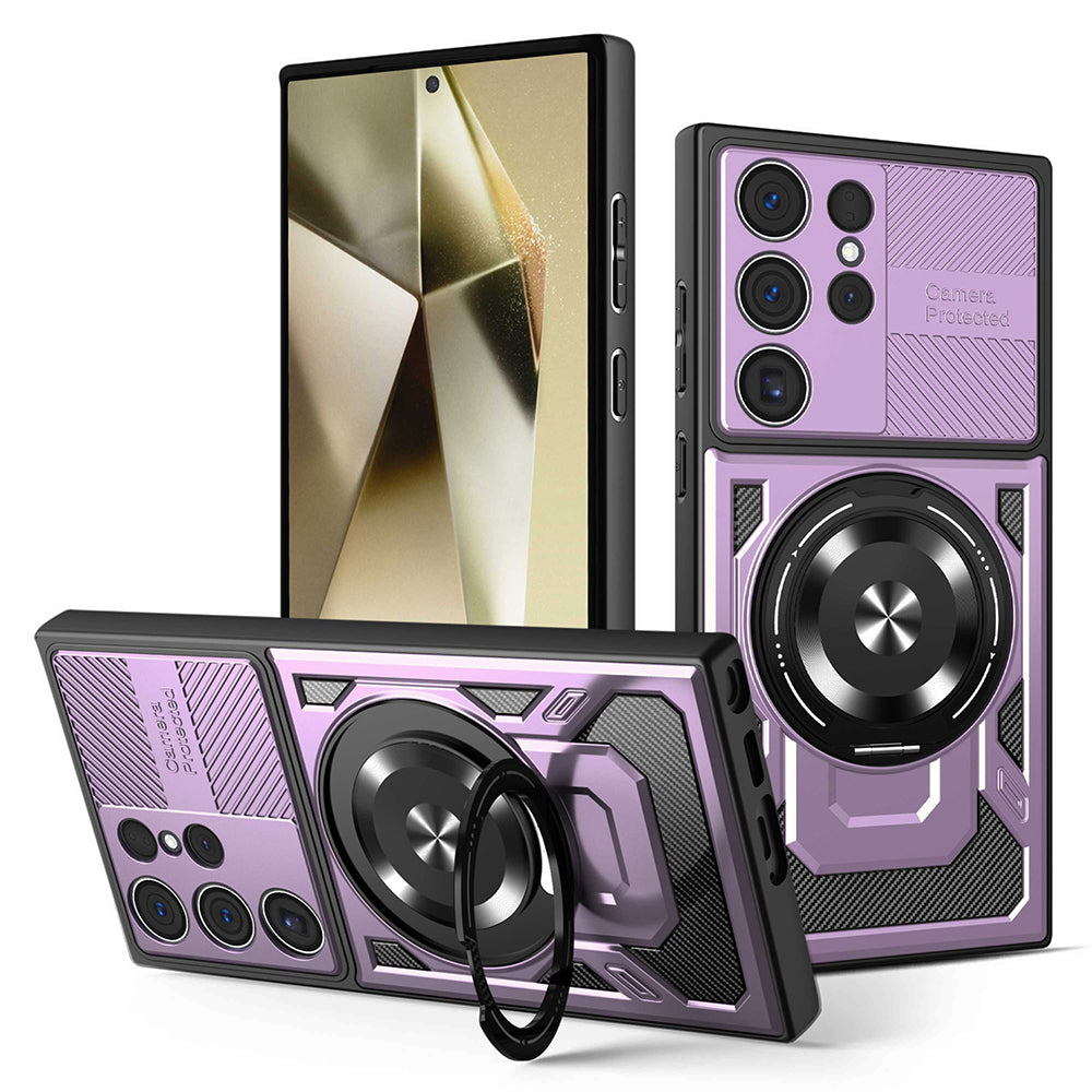 Maska za Samsung Galaxy S24 Ultra S928, Techsuit, RuggedCam, Ljubičasta