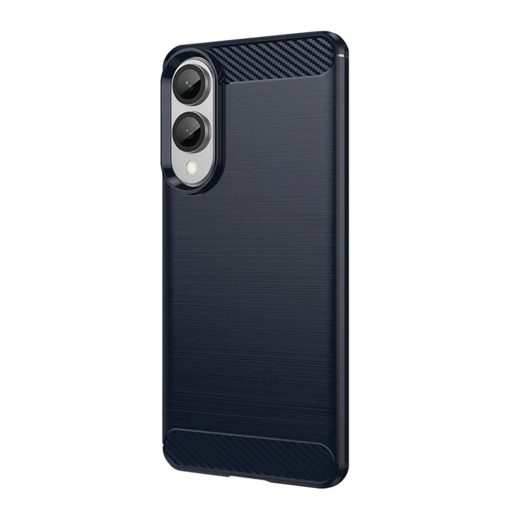 Maska za Samsung Galaxy S25 Edge S937, Techsuit, Karbon, Plava
