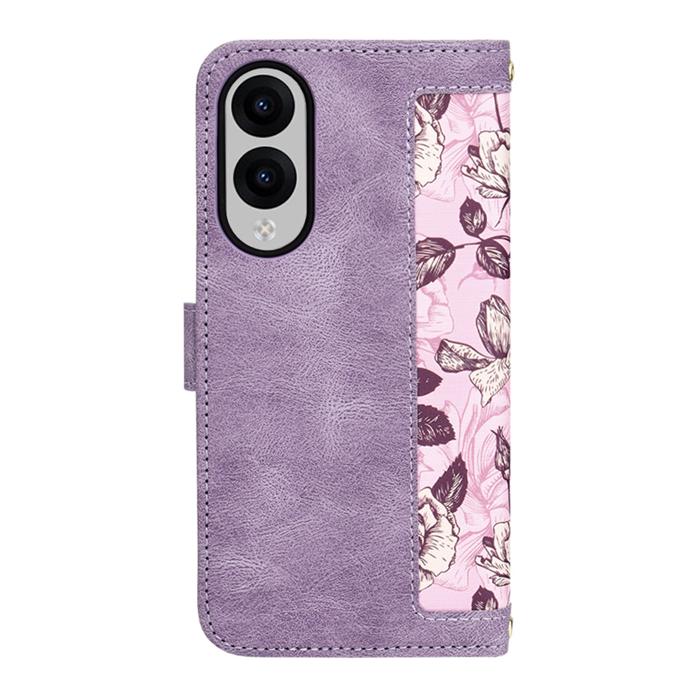 Futrola za Samsung Galaxy S25 Edge S937, Techsuit, FlipCraft, Ljubičasta