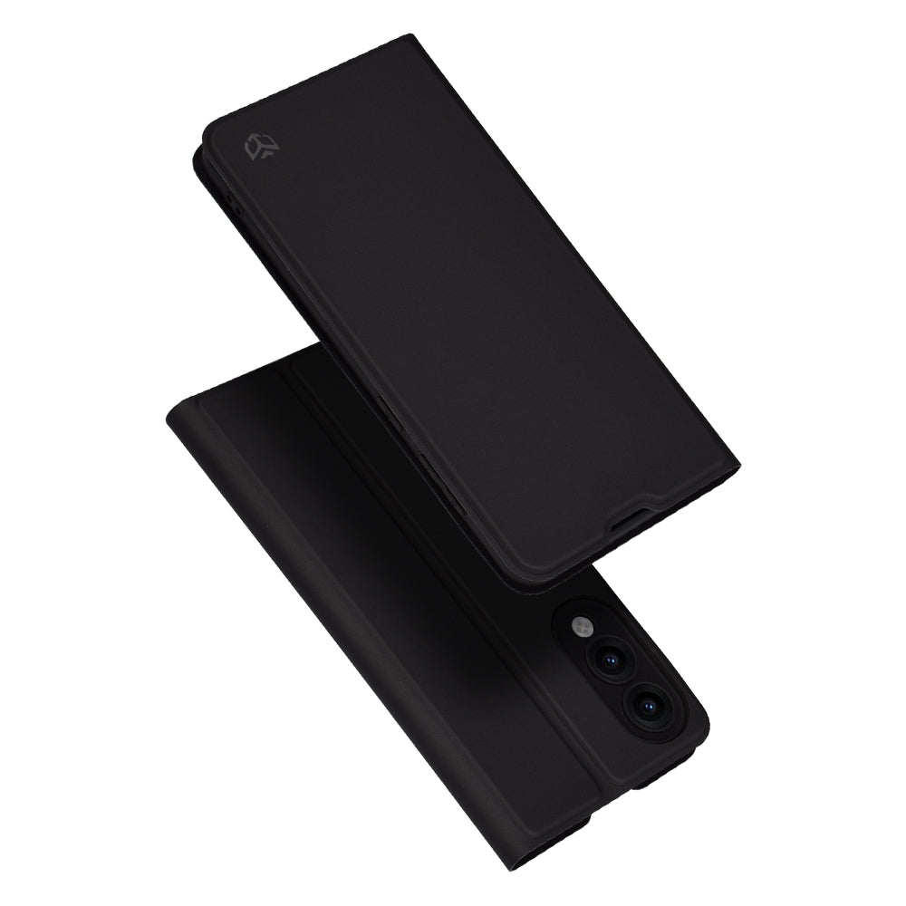 Maska za Samsung Galaxy S25 Edge S937, Techsuit, Magskin Book, Crna