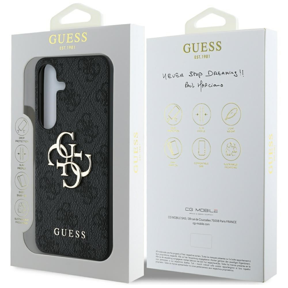 Futrola za Samsung Galaxy S25+ S936, Guess, 4G Big Logo, Crna