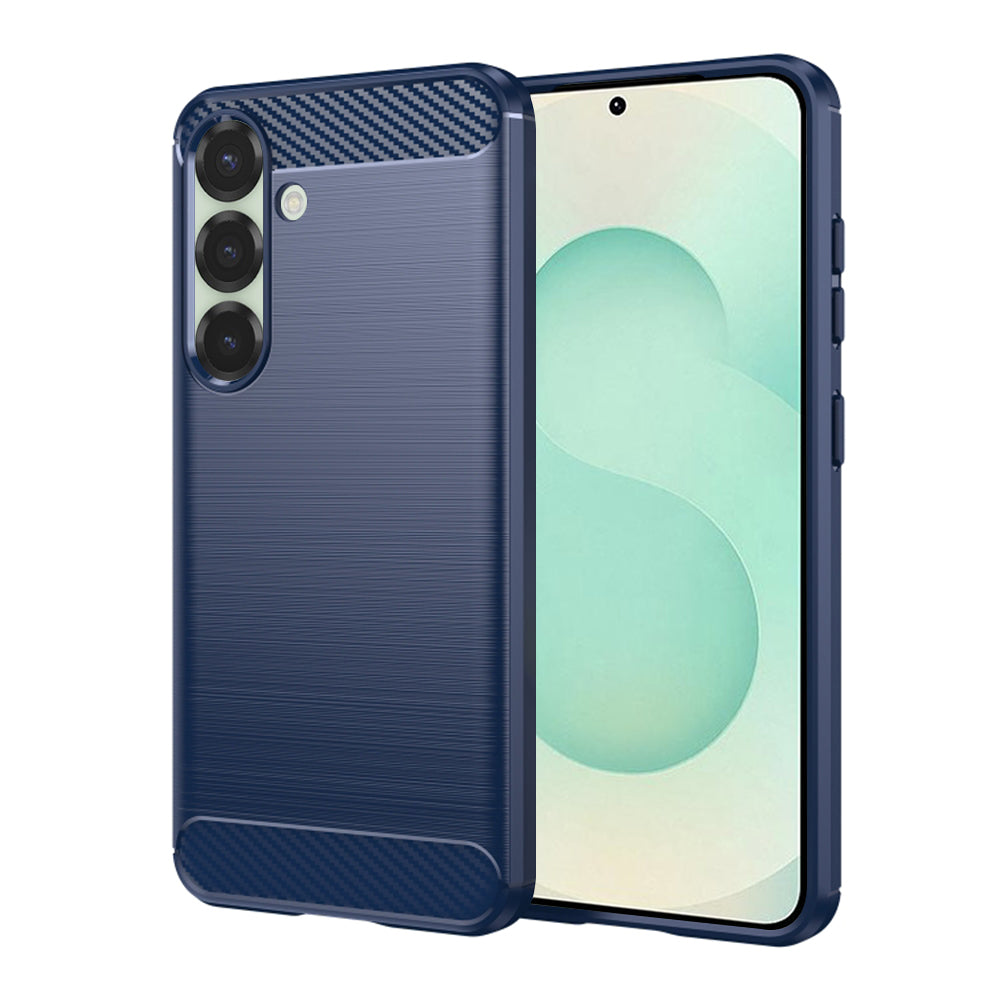 Maska za Samsung Galaxy S25+ S936, Techsuit, Karbon, Plava