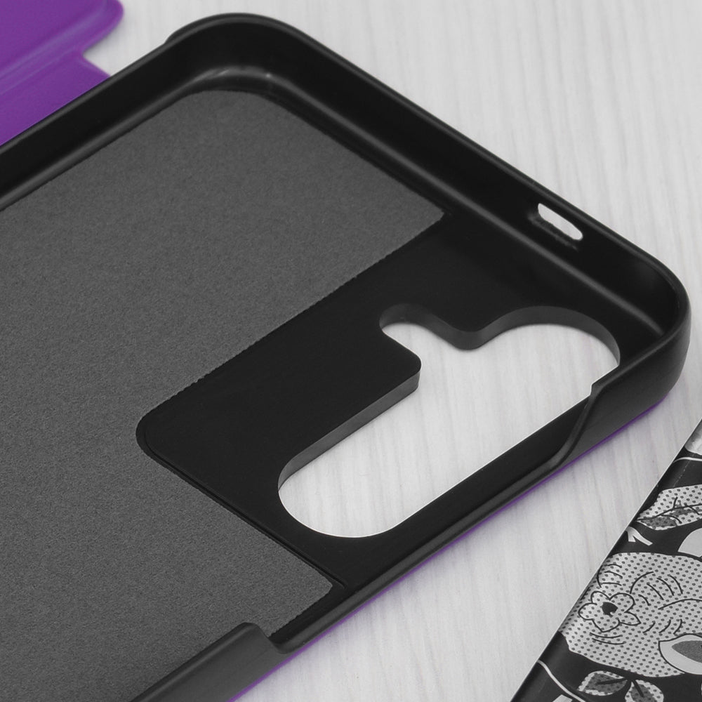 Maska za Samsung Galaxy S25+ S936, Techsuit, eFold, Ljubičasta