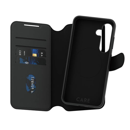 Futrola za Samsung Galaxy S25 S931, PanzerGlass, Care Feature Tango Two-in-One, Crna