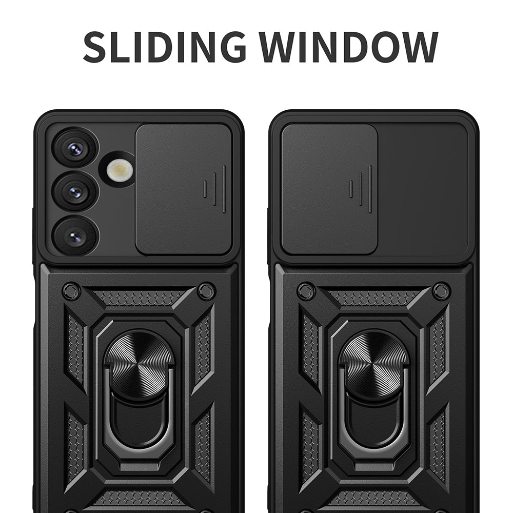 Maska za Samsung Galaxy S25 S931, Techsuit, CamShield, Crna
